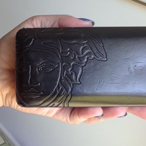 Black Versace Eyeglass Case